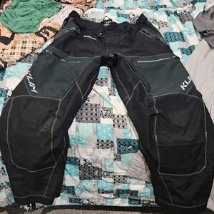 Klim Black and Gray Snowmobile Pants
